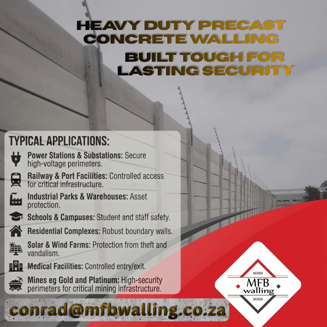 Heavy Duty Precast Concrete Walling